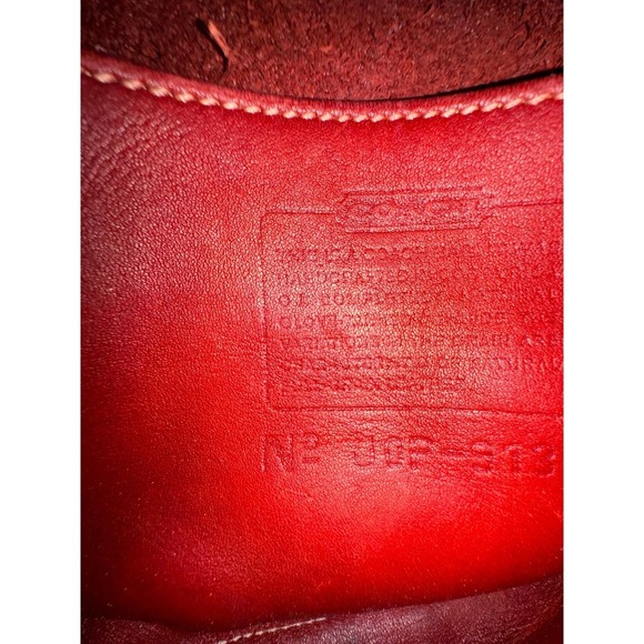 Vintage Burgundy Coach Bellini 9139 Shoulder Bag - Picture 6 of 11